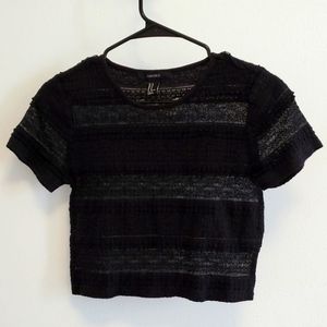 Forever 21 Black Crop Top